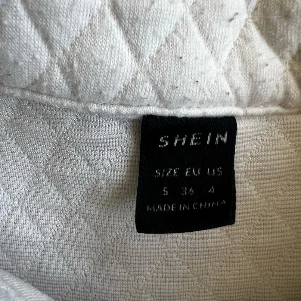 Shein Quilted Button Up Top - image 5